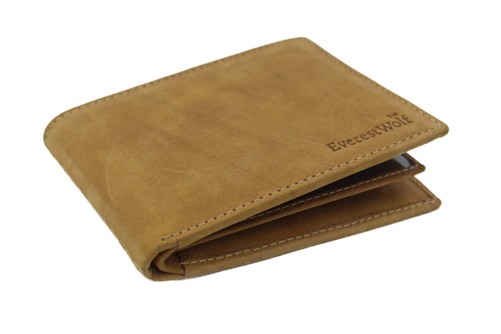 EverestWolf SaharaSatchel  Premium SandDunes Color Soft-touch Leather Wallet