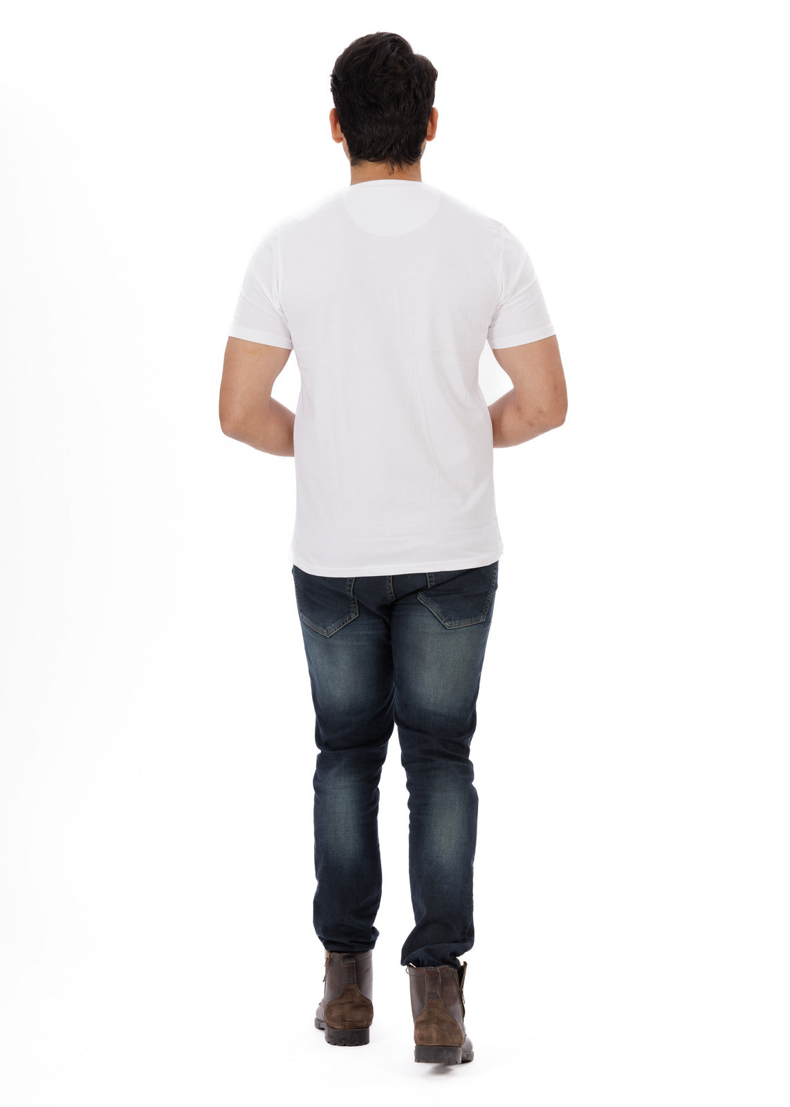 EverestWolf White V-neck T-Shirt