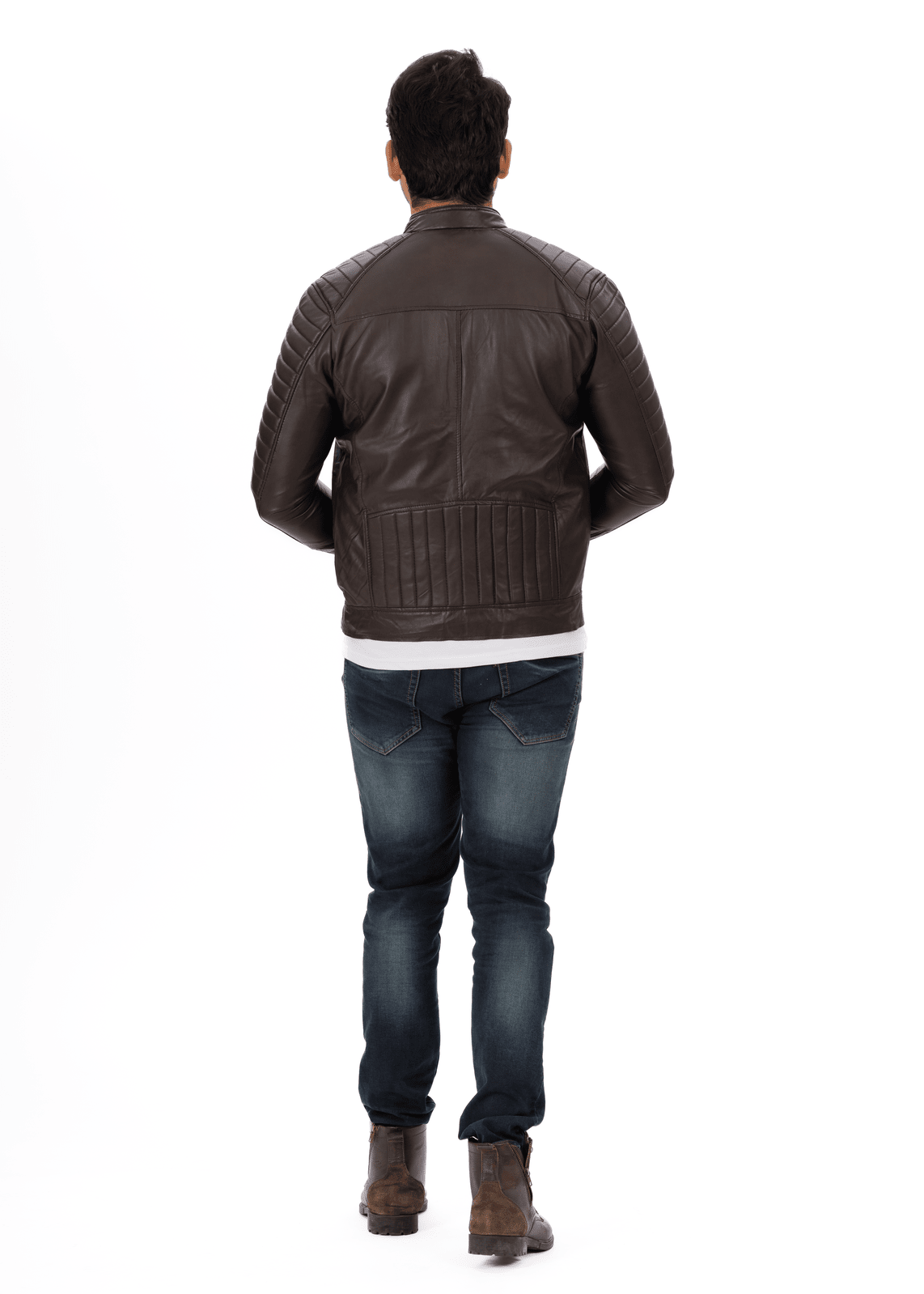 EverestWolf Armour Knight Black Genuine Leather Jacket