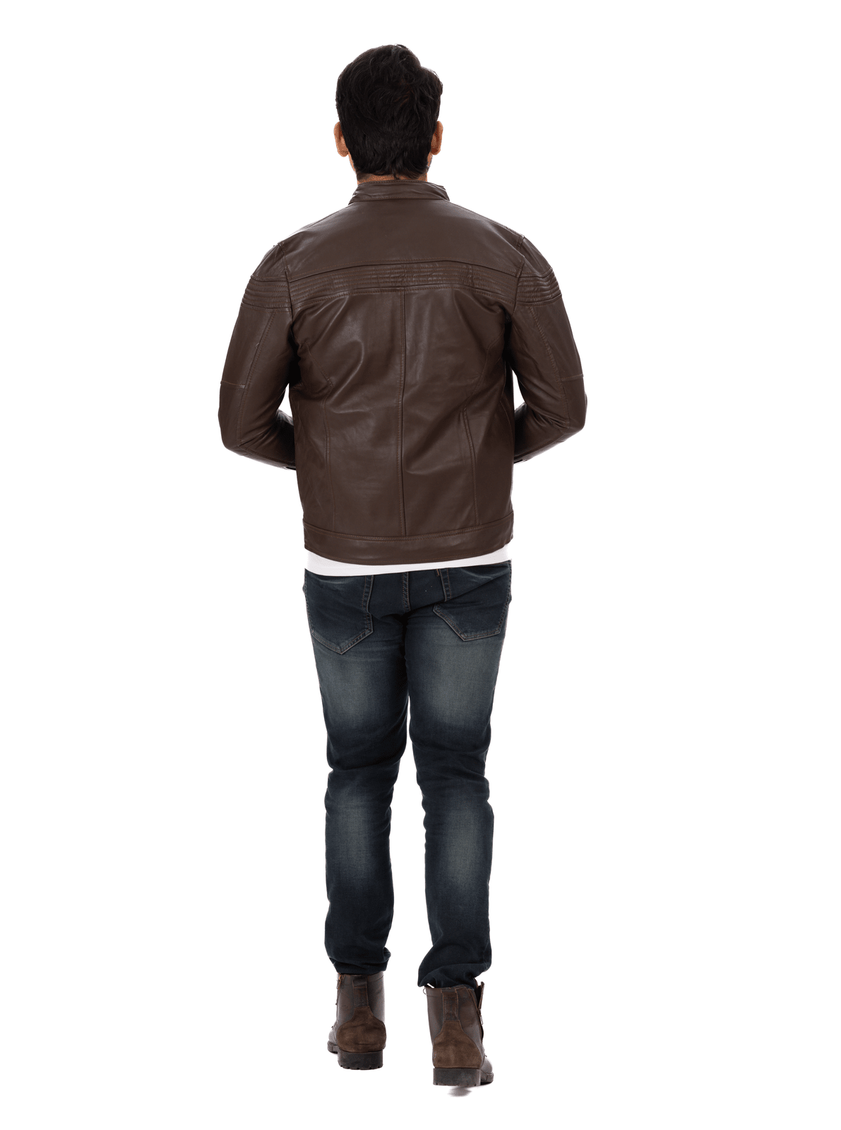 ShadowStreak Tan Genuine Leather Jacket