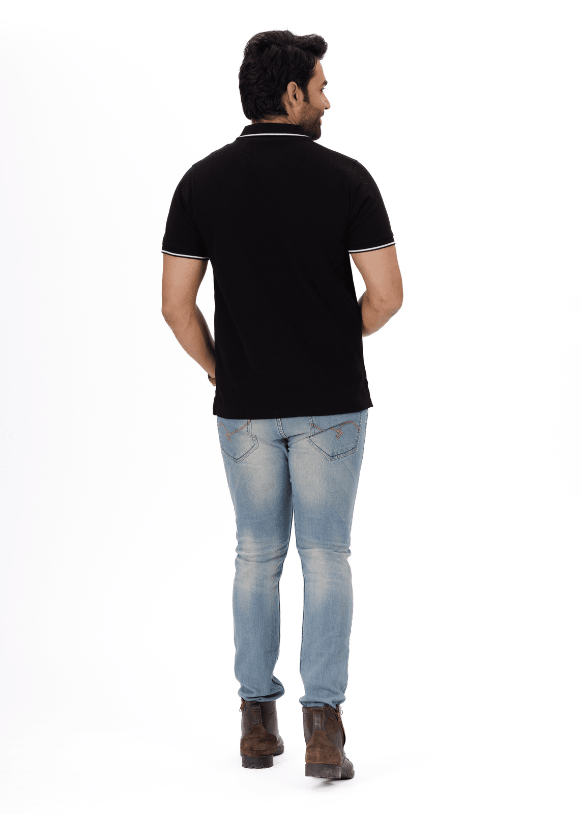 EverestWolf's Premium Black Polo T-Shirt