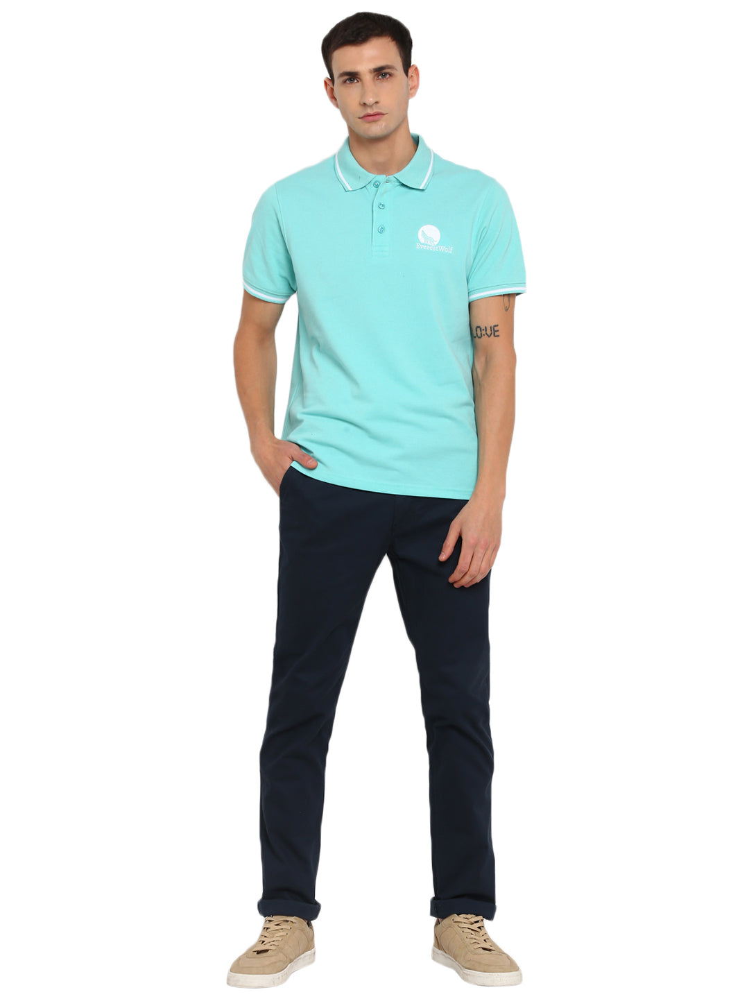 EverestWolf Premium Aqua Regular Fit soft touch cotton T-Shirt