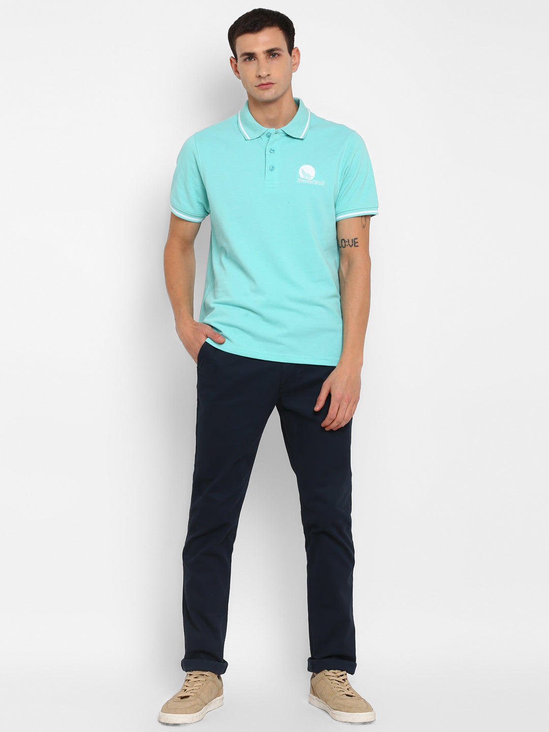 EverestWolf Premium Aqua Regular Fit soft touch cotton T-Shirt