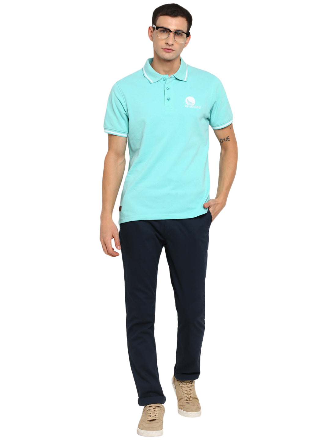 EverestWolf Premium Aqua Regular Fit soft touch cotton T-Shirt