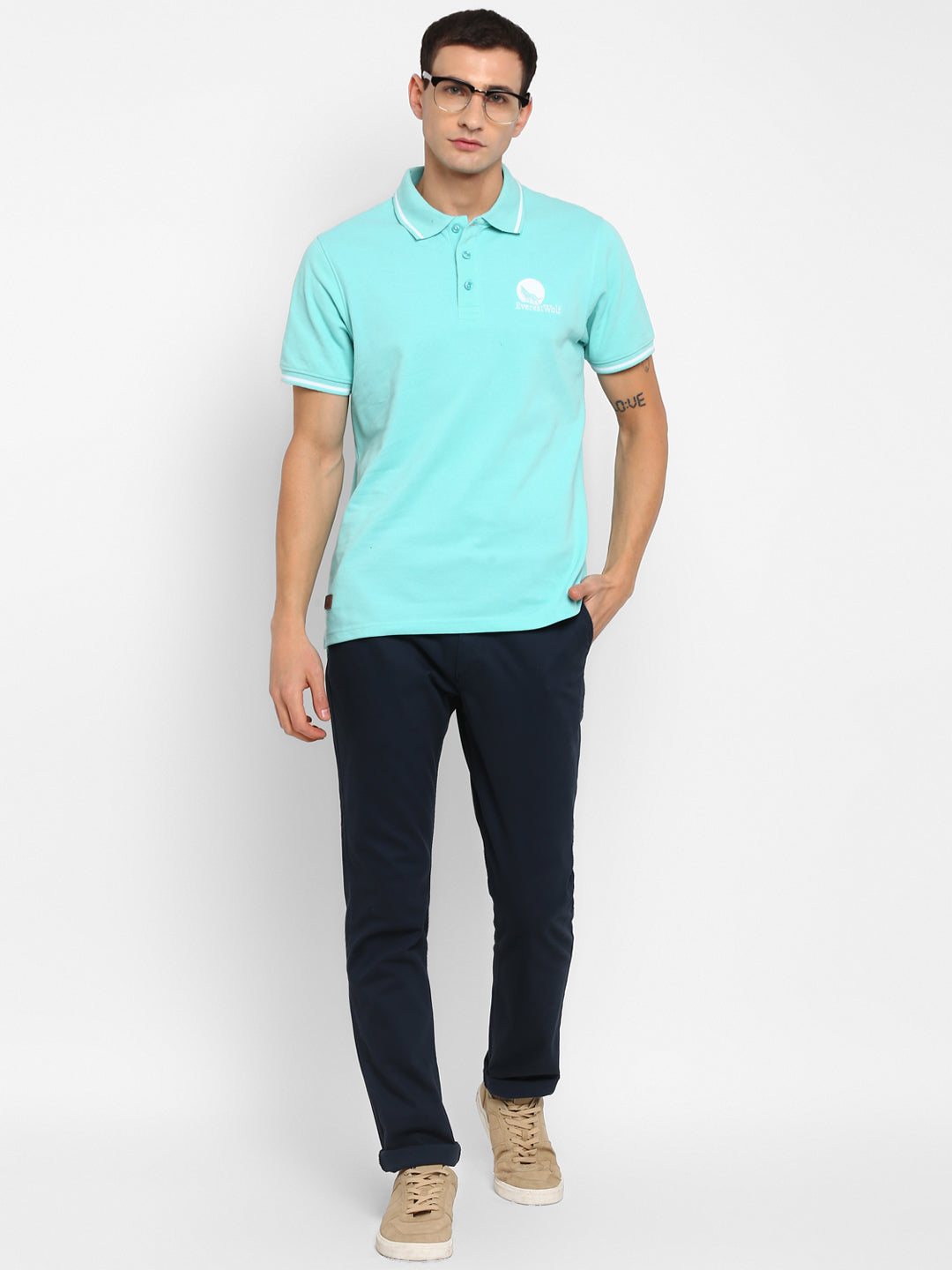 EverestWolf Premium Aqua Regular Fit soft touch cotton T-Shirt