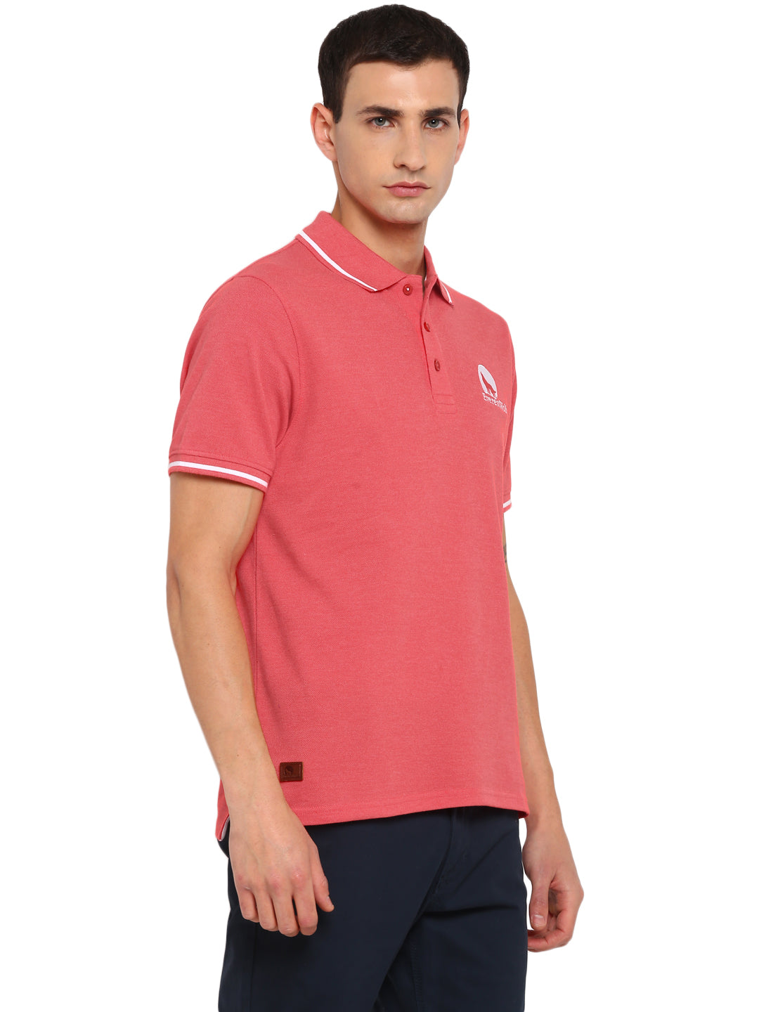 Orange Regular Fit Polo T-Shirt