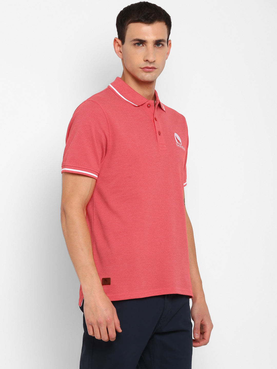 Orange Regular Fit Polo T-Shirt