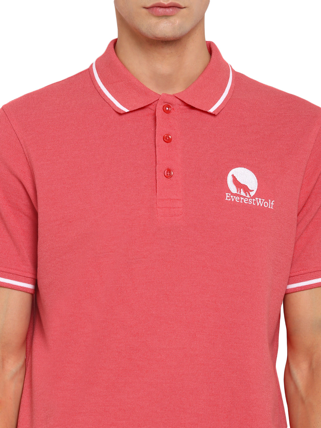 Orange Regular Fit Polo T-Shirt