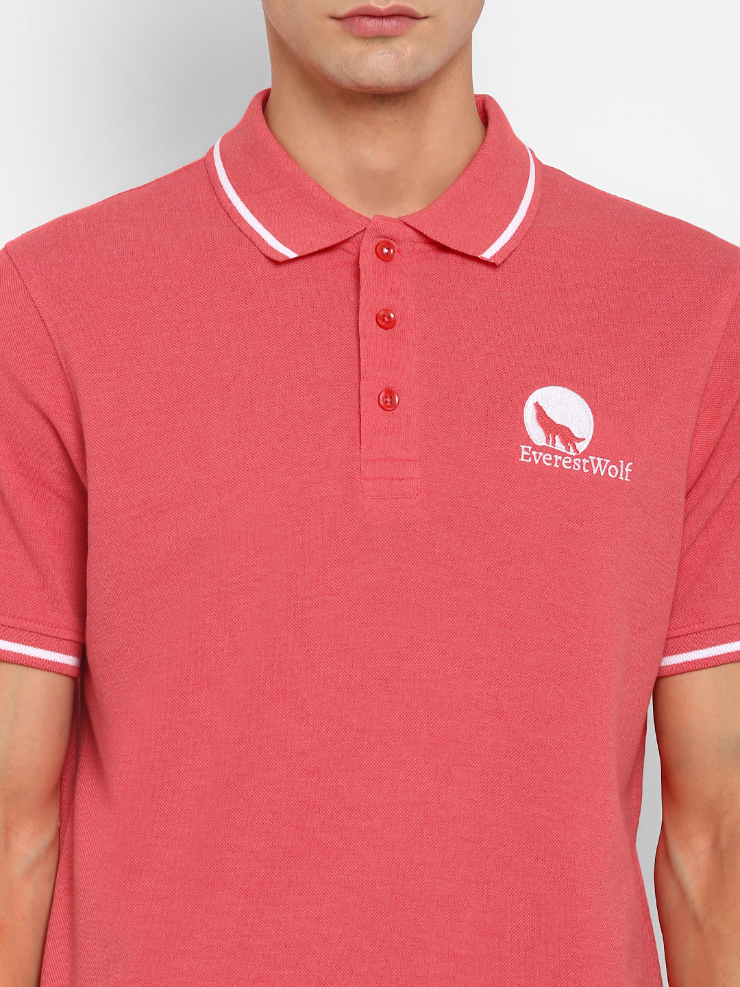 Orange Regular Fit Polo T-Shirt