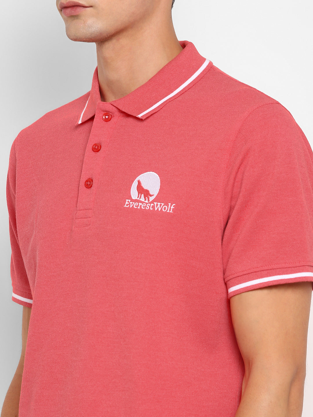 Orange Regular Fit Polo T-Shirt