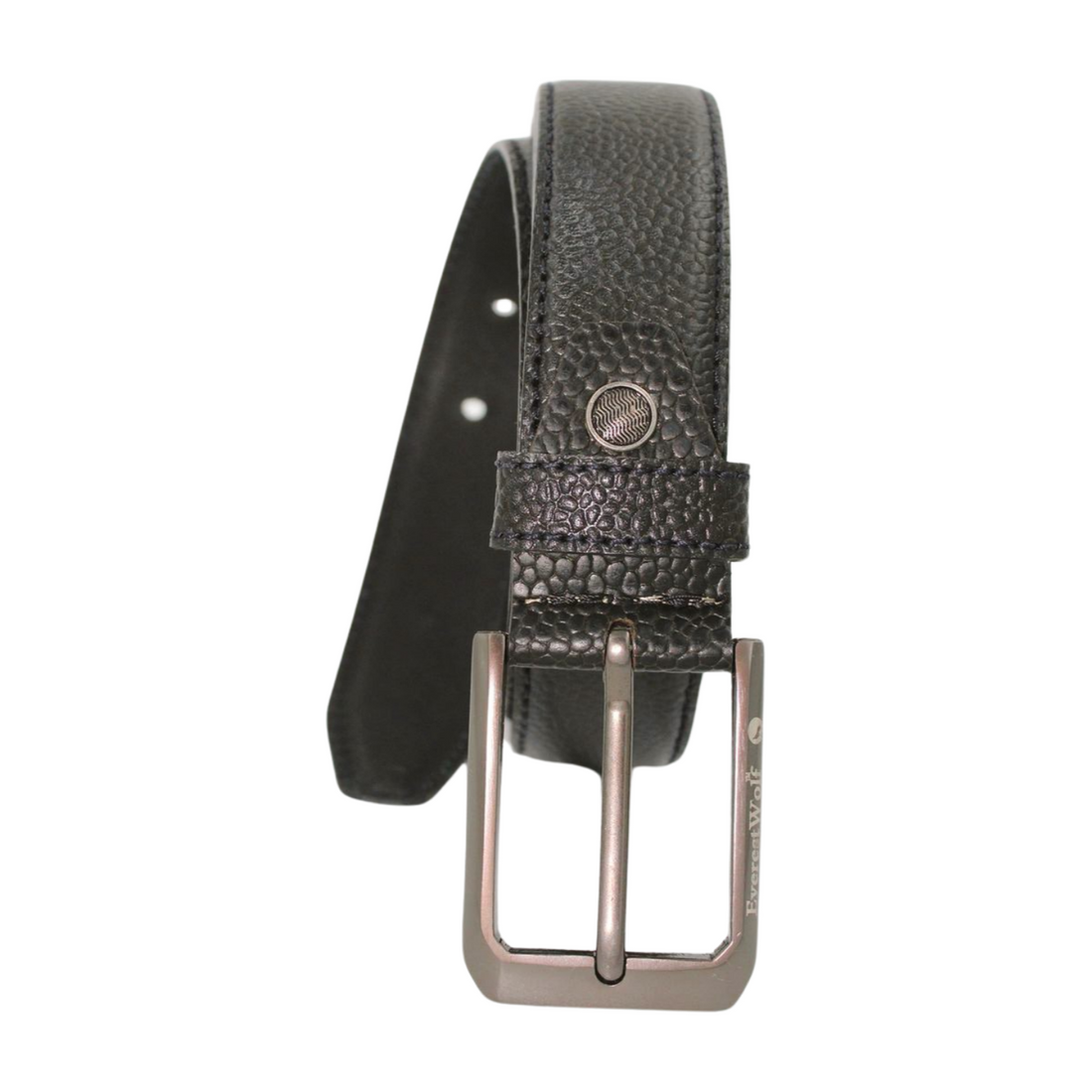 EverestWolf PrestigeSash Designer Leather Belt with Silver Buckle