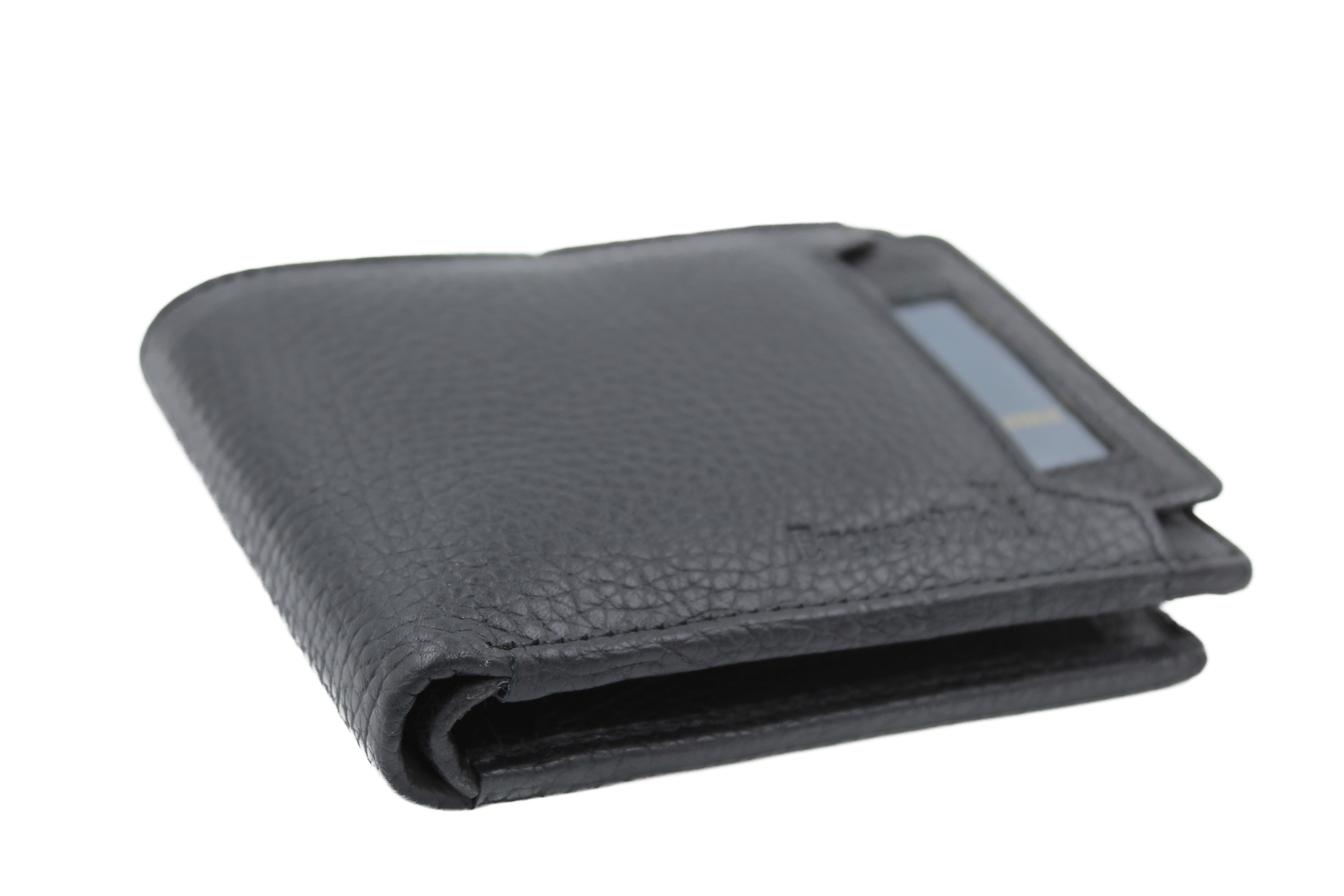 EverestWolf VaultViper Black Snake Textured Genuine Leather Wallet