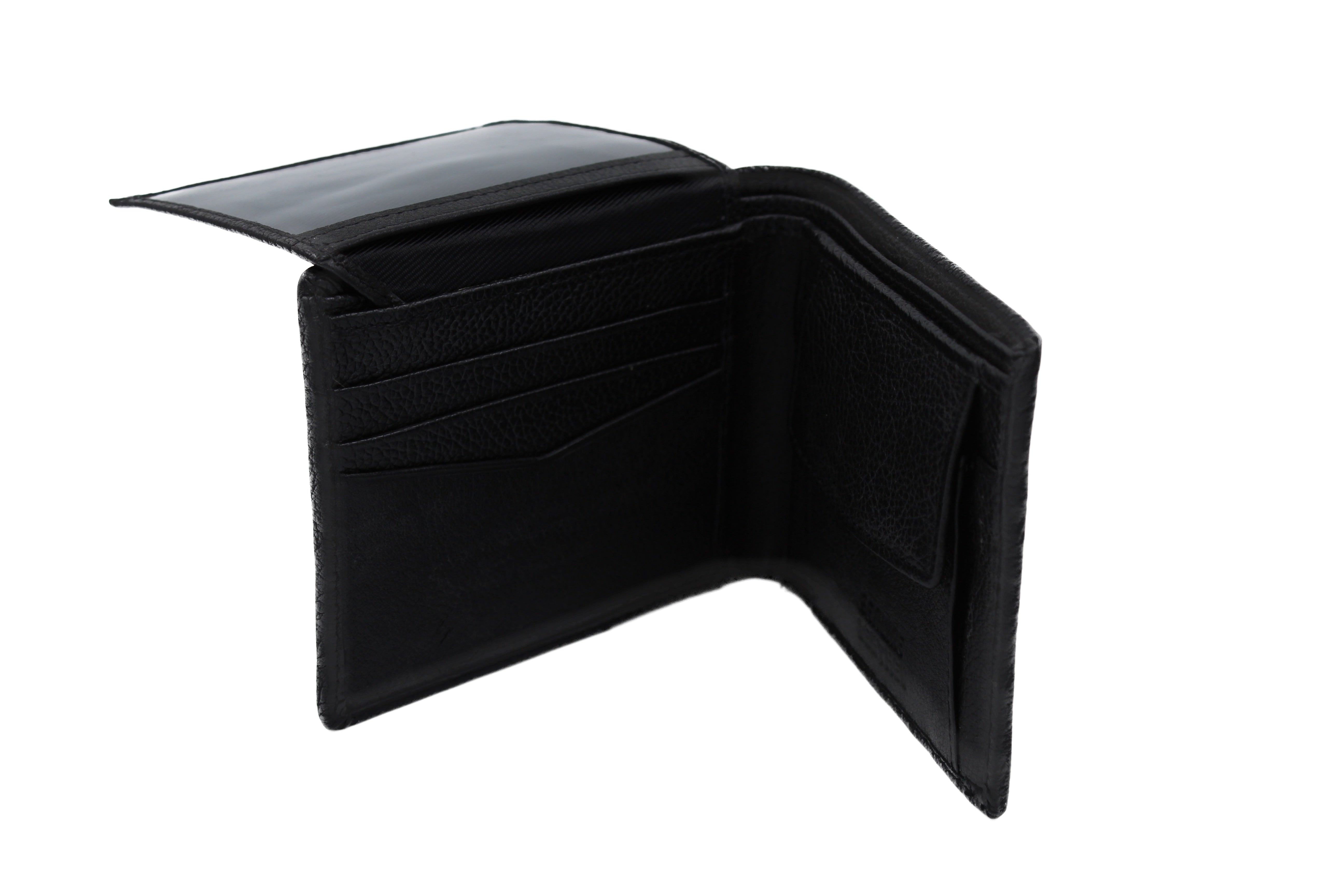 EverestWolf ClassicCarry Premium Black Textured Wallet