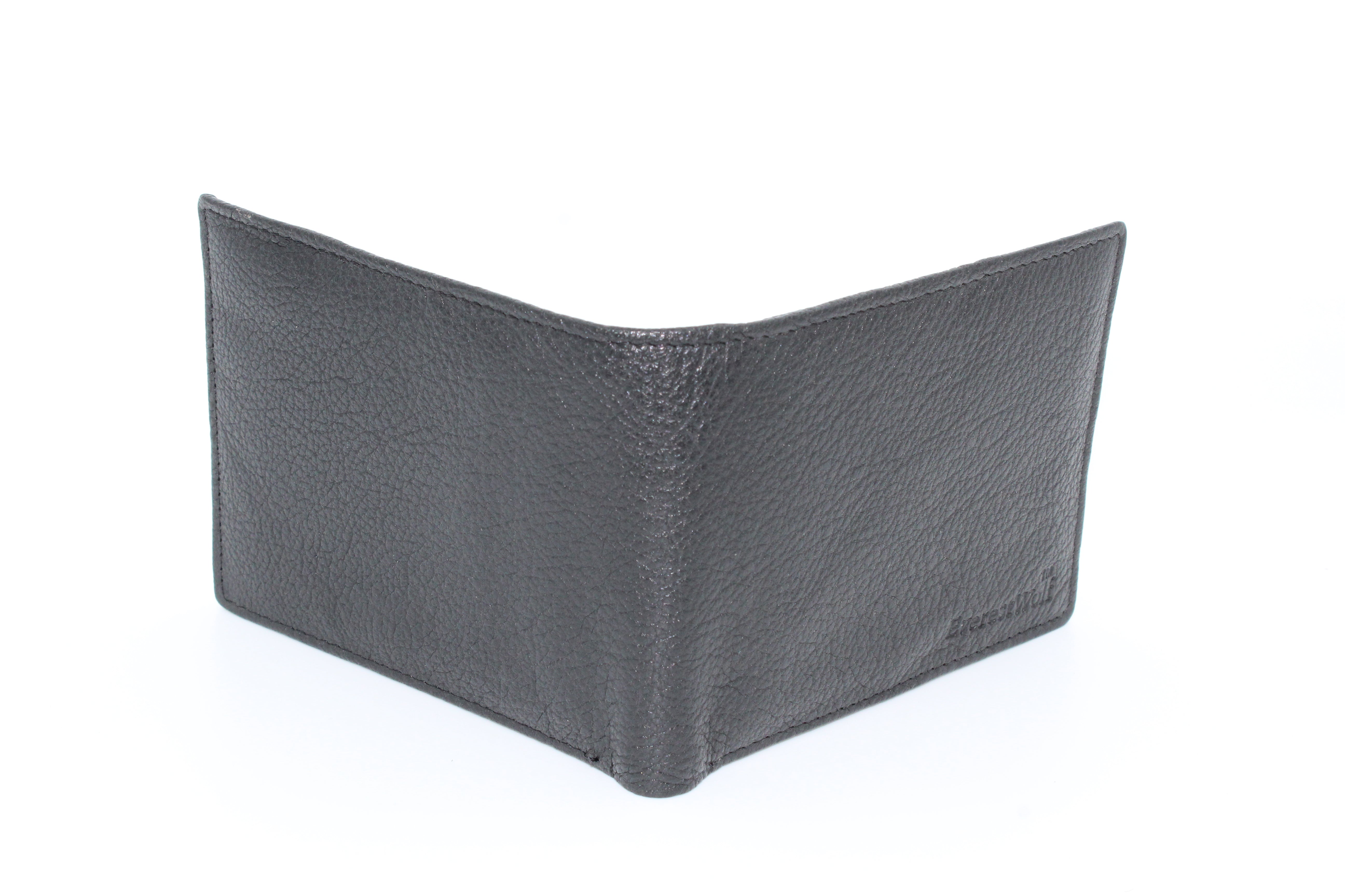 EverestWolf ClassicCarry Premium Black Textured Wallet
