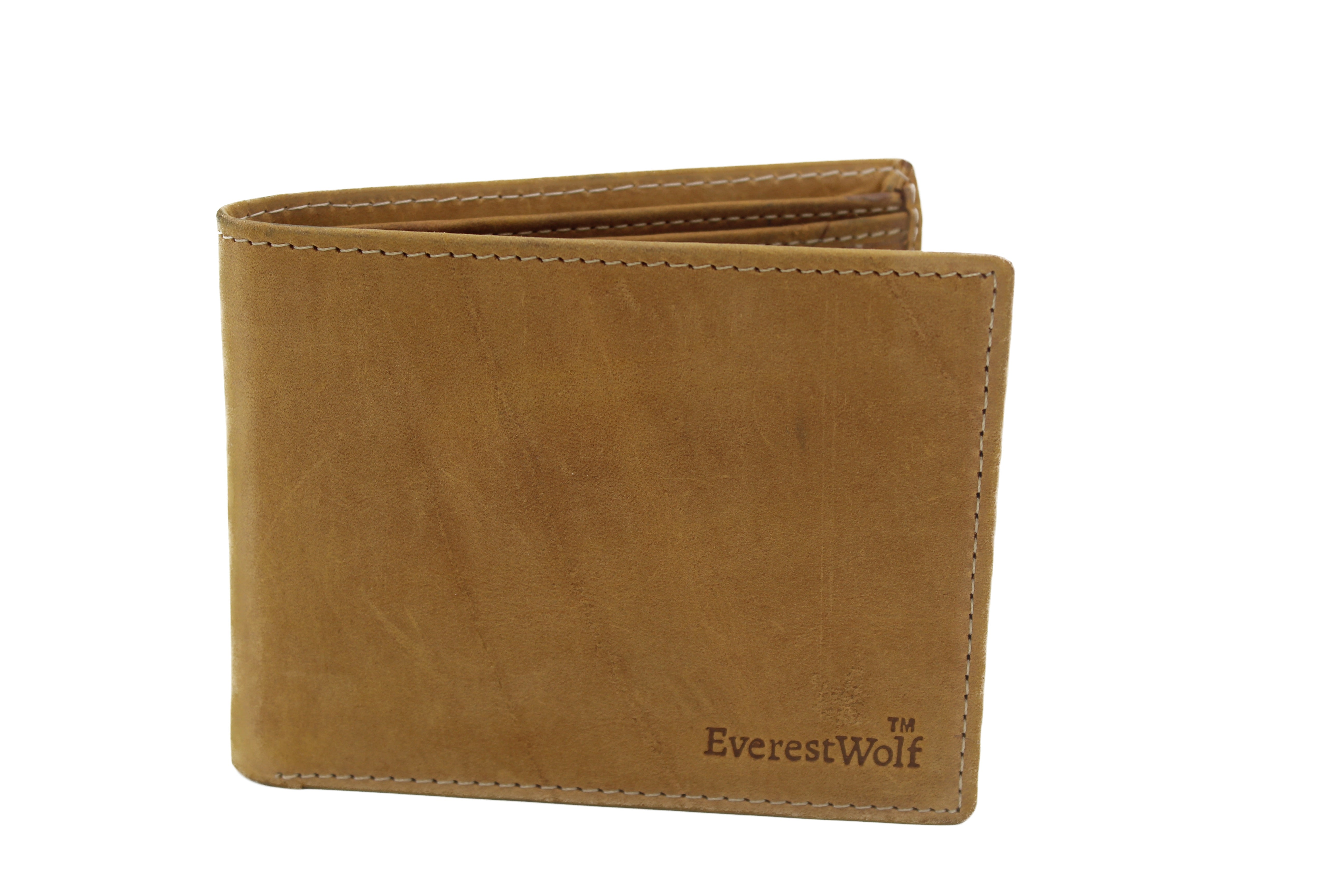 EverestWolf SaharaSatchel  Premium SandDunes Color Soft-touch Leather Wallet