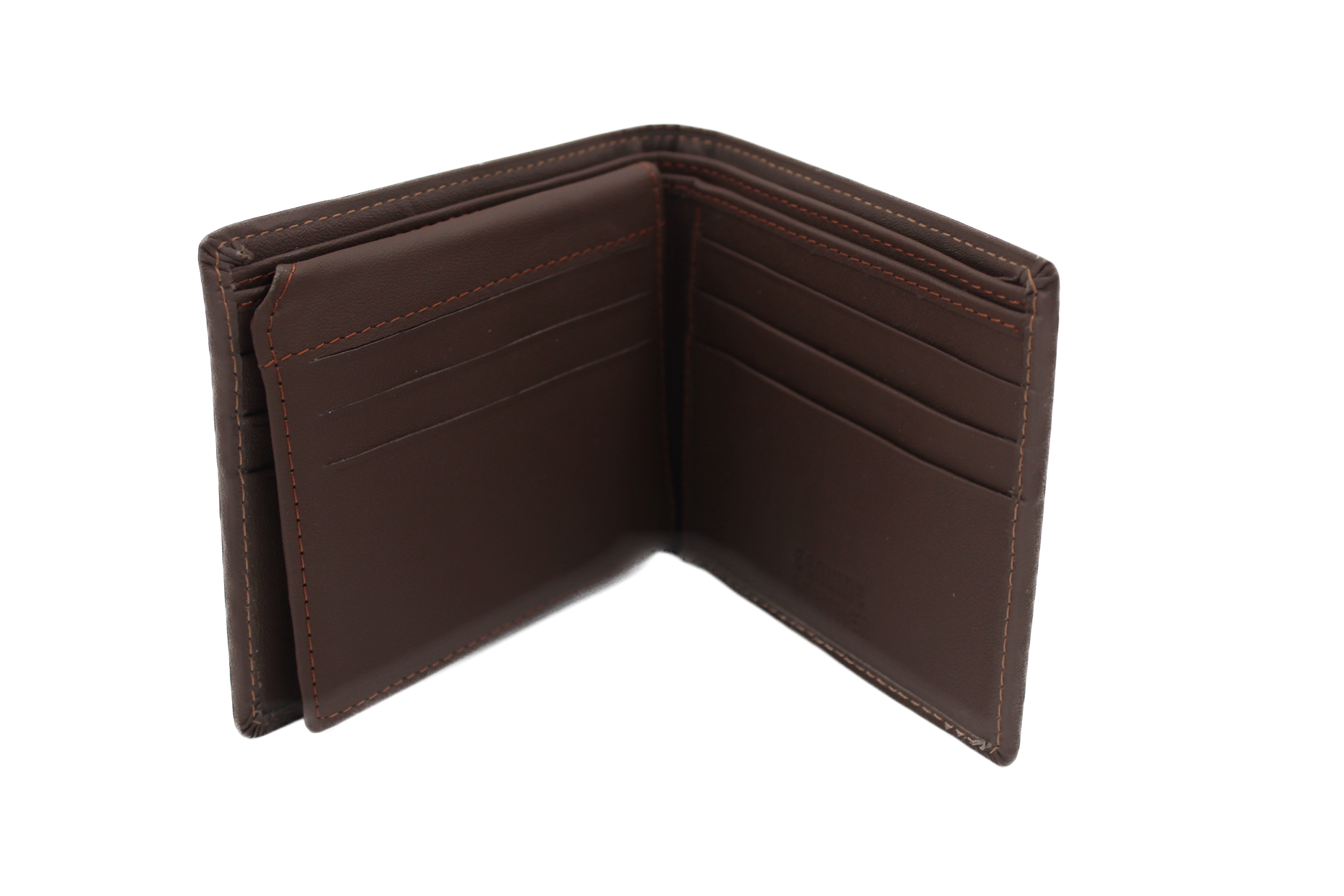 EverestWolf RegalRider Premium Brown Soft-Touch Leather Wallet