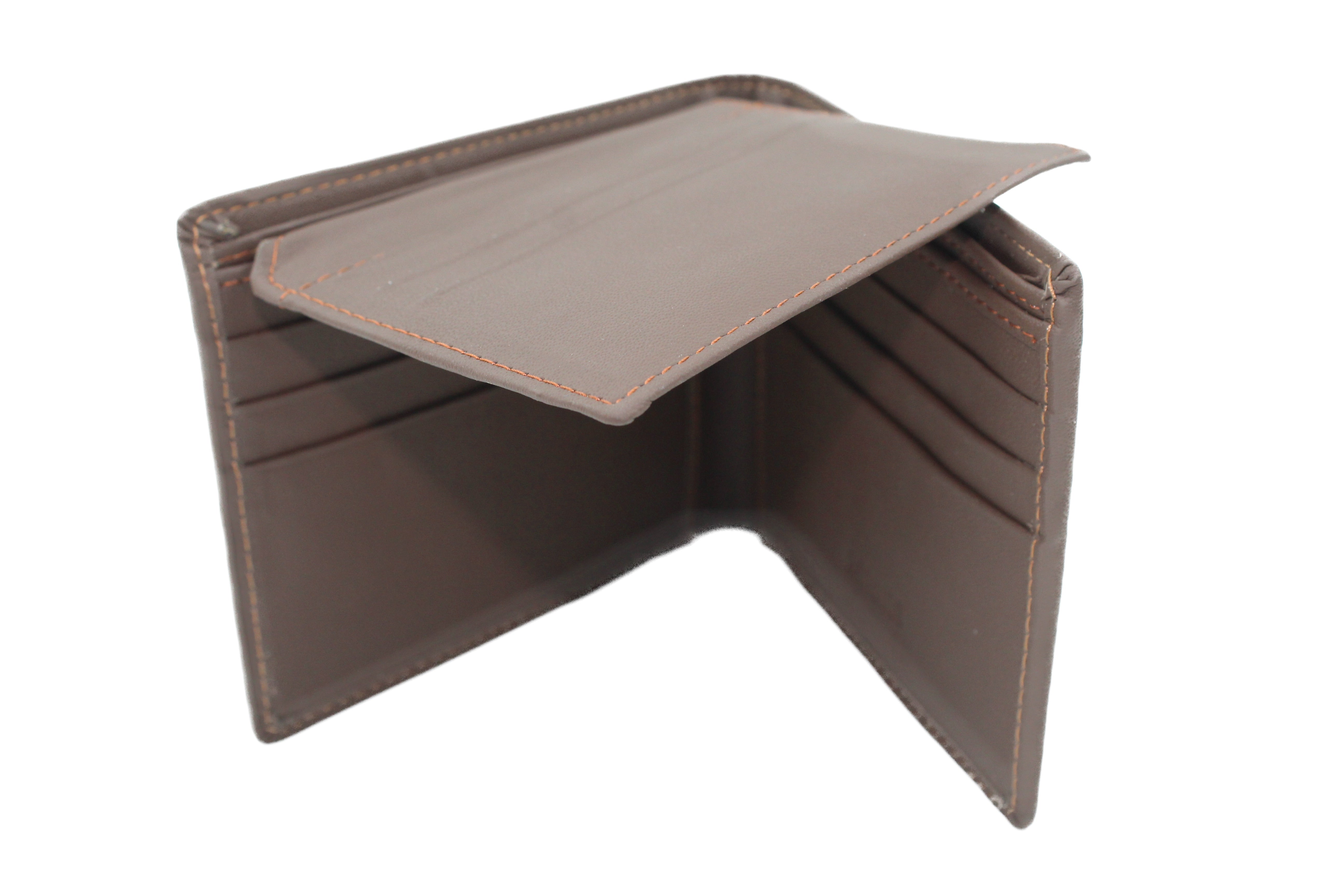 EverestWolf RegalRider Premium Brown Soft-Touch Leather Wallet