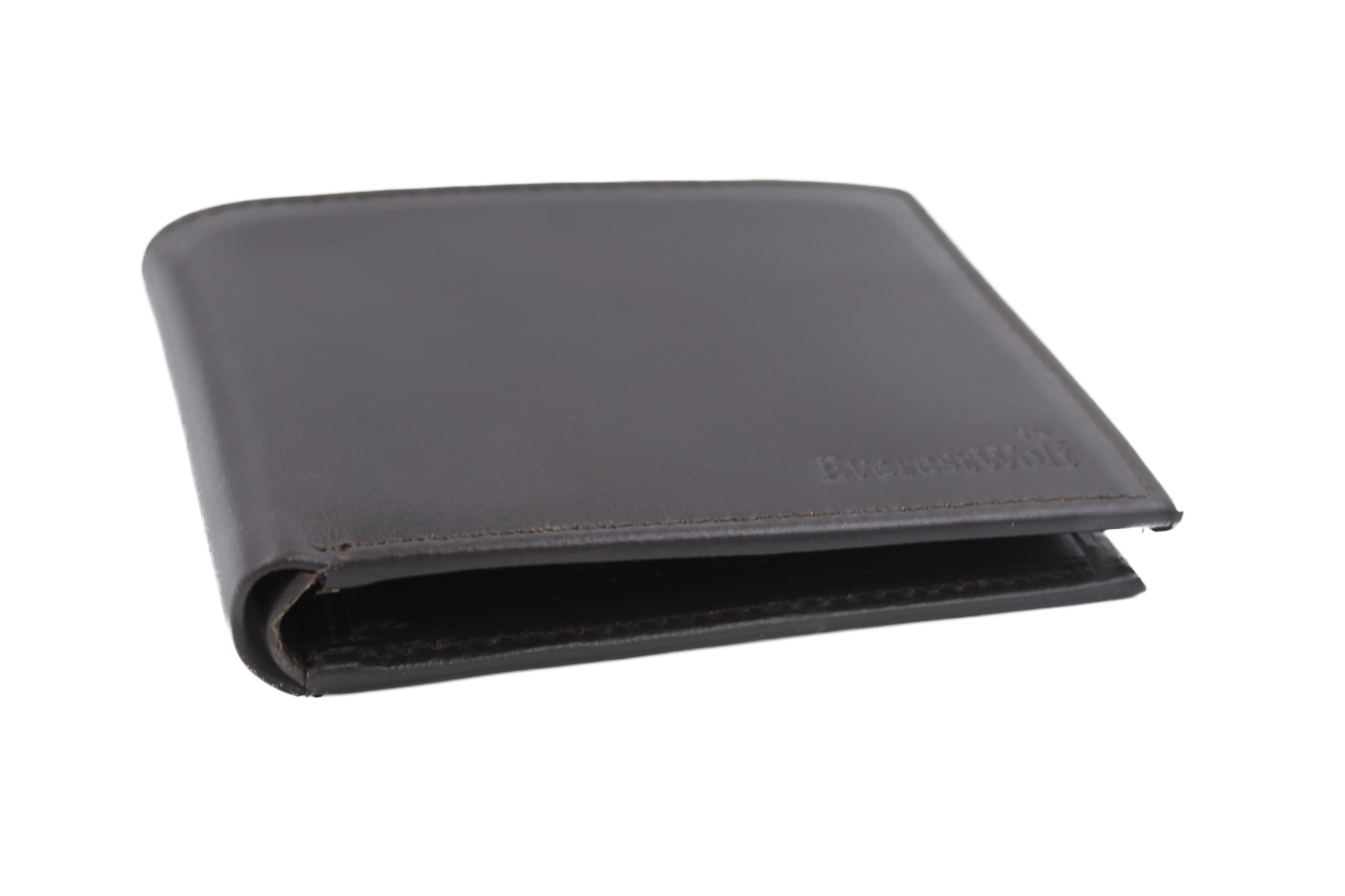 EverestWolf FinestFold Premium Brown Smooth Soft-Touch Wallet