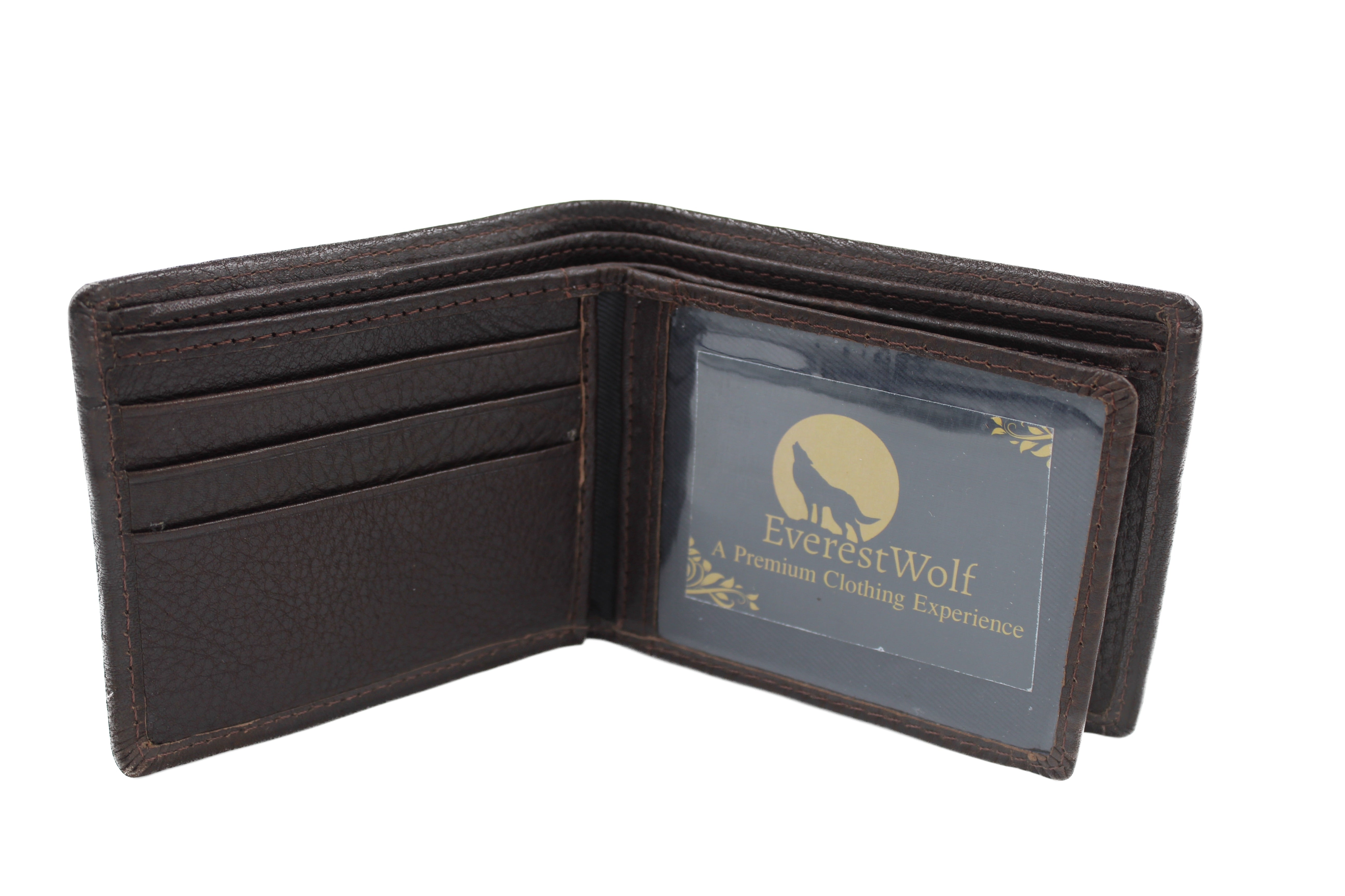EverestWolf RuggedRipper Premium Tan Textured Leather Wallet