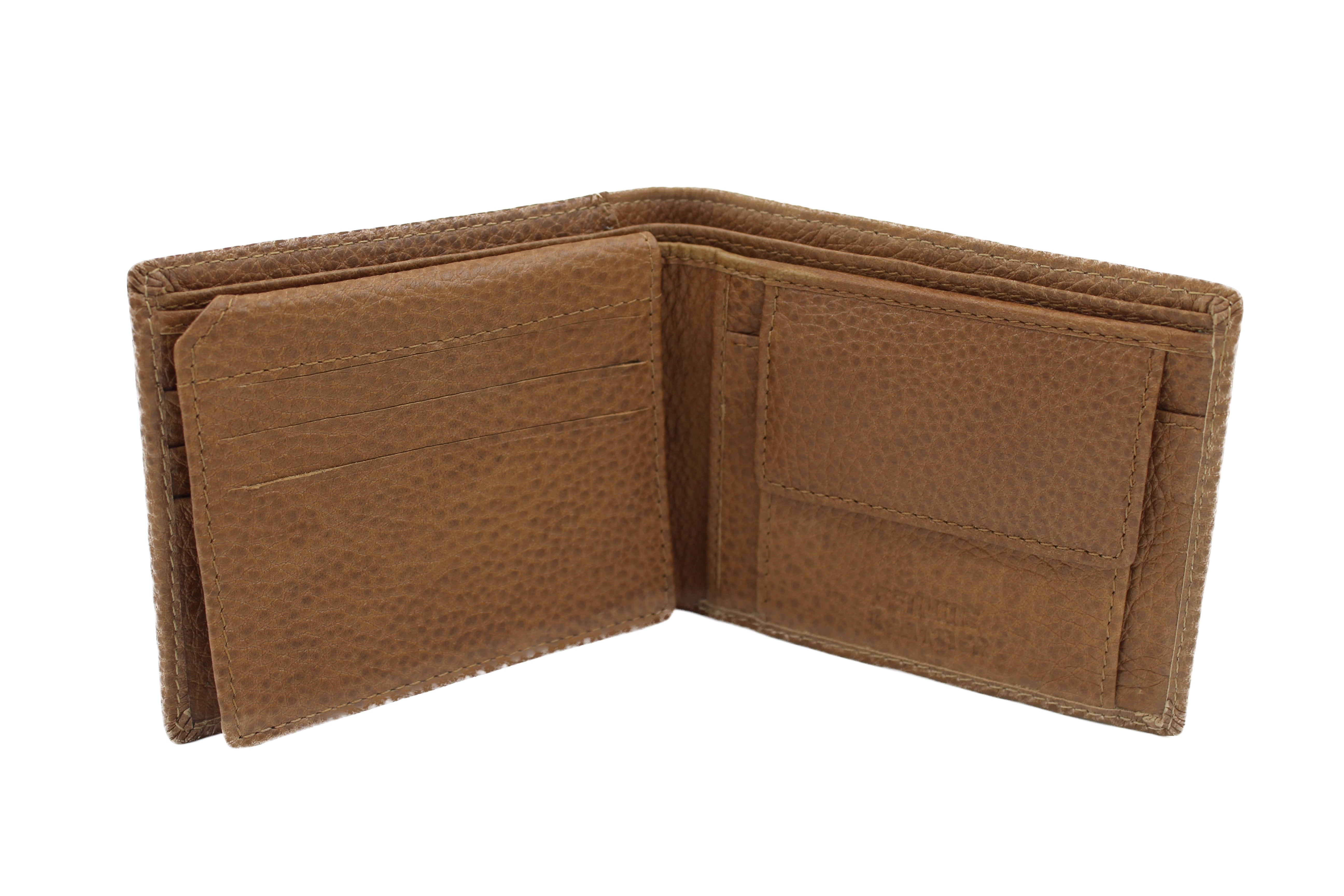 EverestWolf TitanTrove Premium DuskBrown Designer Two Fold Leather Wallet