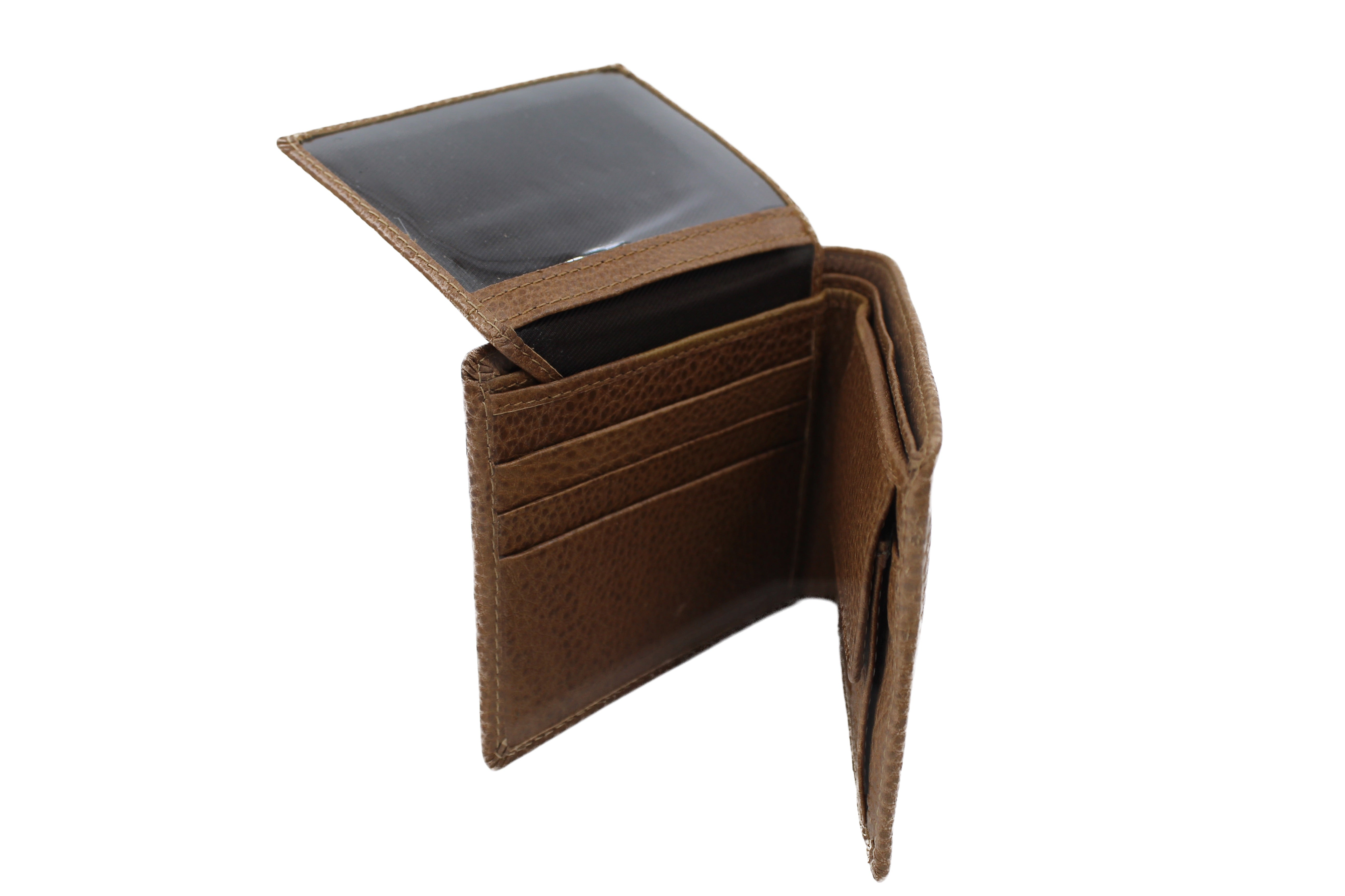 EverestWolf TitanTrove Premium DuskBrown Designer Two Fold Leather Wallet