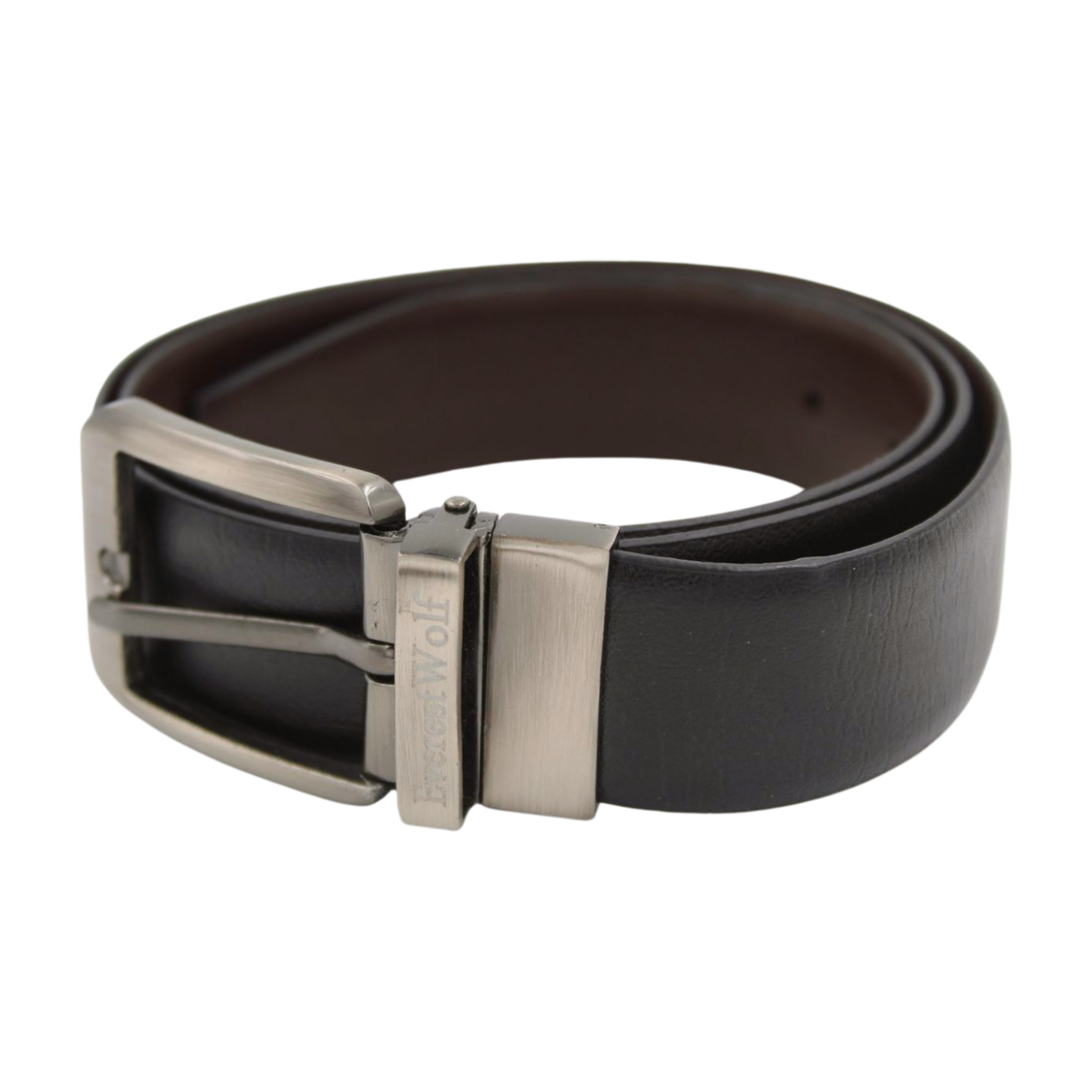EverestWolf Premium Quality Textured Leather Formal Reversible Belts