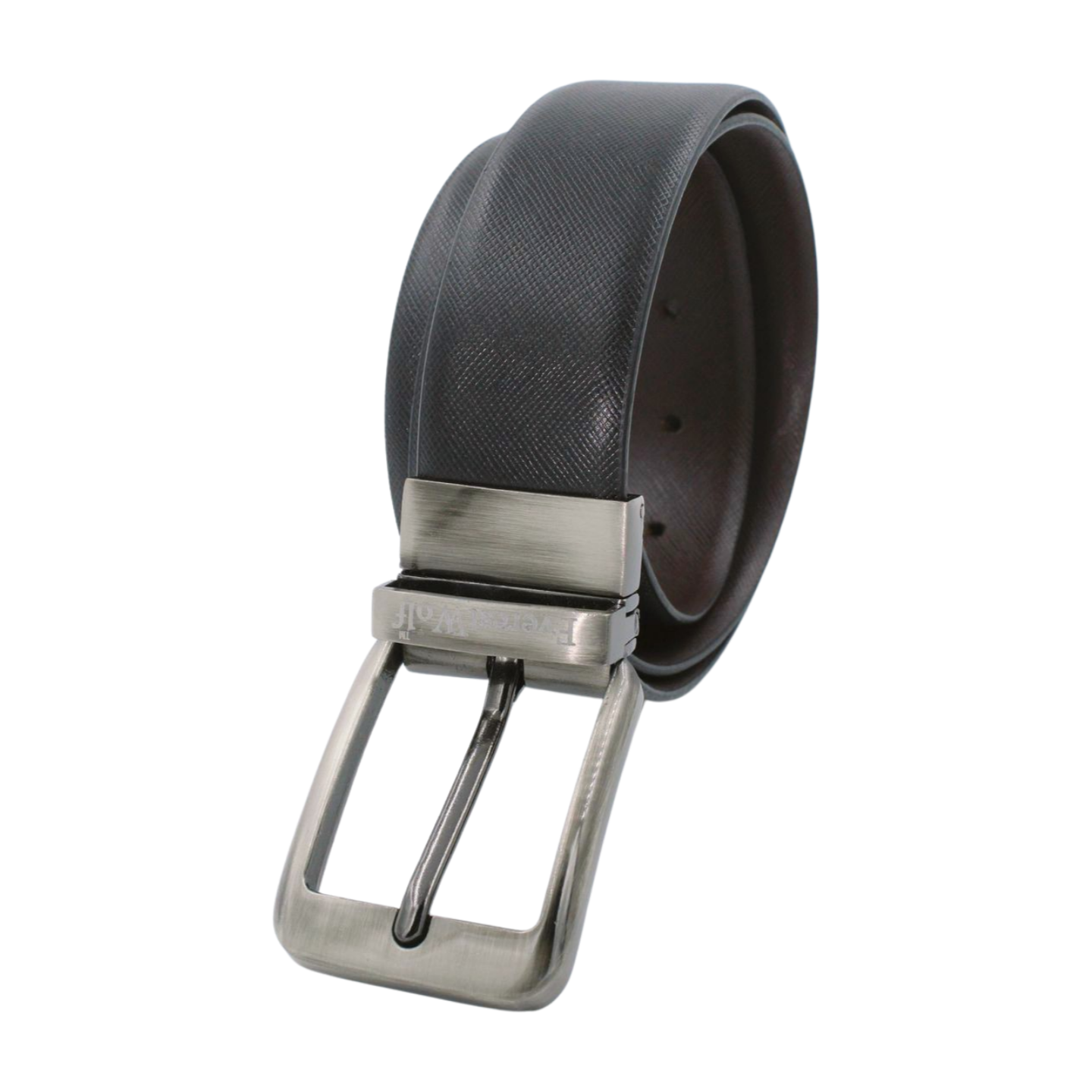 EverestWolf Premium Quality Textured Leather Formal Reversible Belts