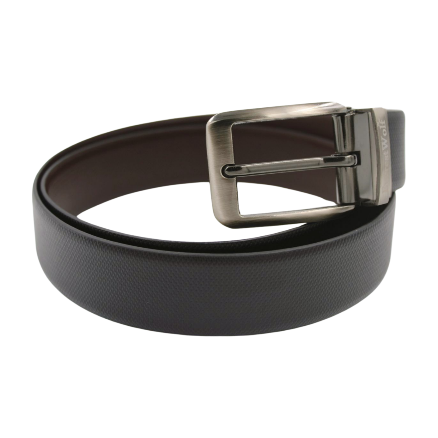 EverestWolf Premium Textured Leather Formal Reversible Belts