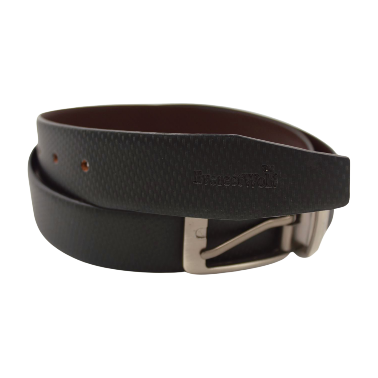 EverestWolf Premium Convertible Textured Leather Formal Reversible Belts
