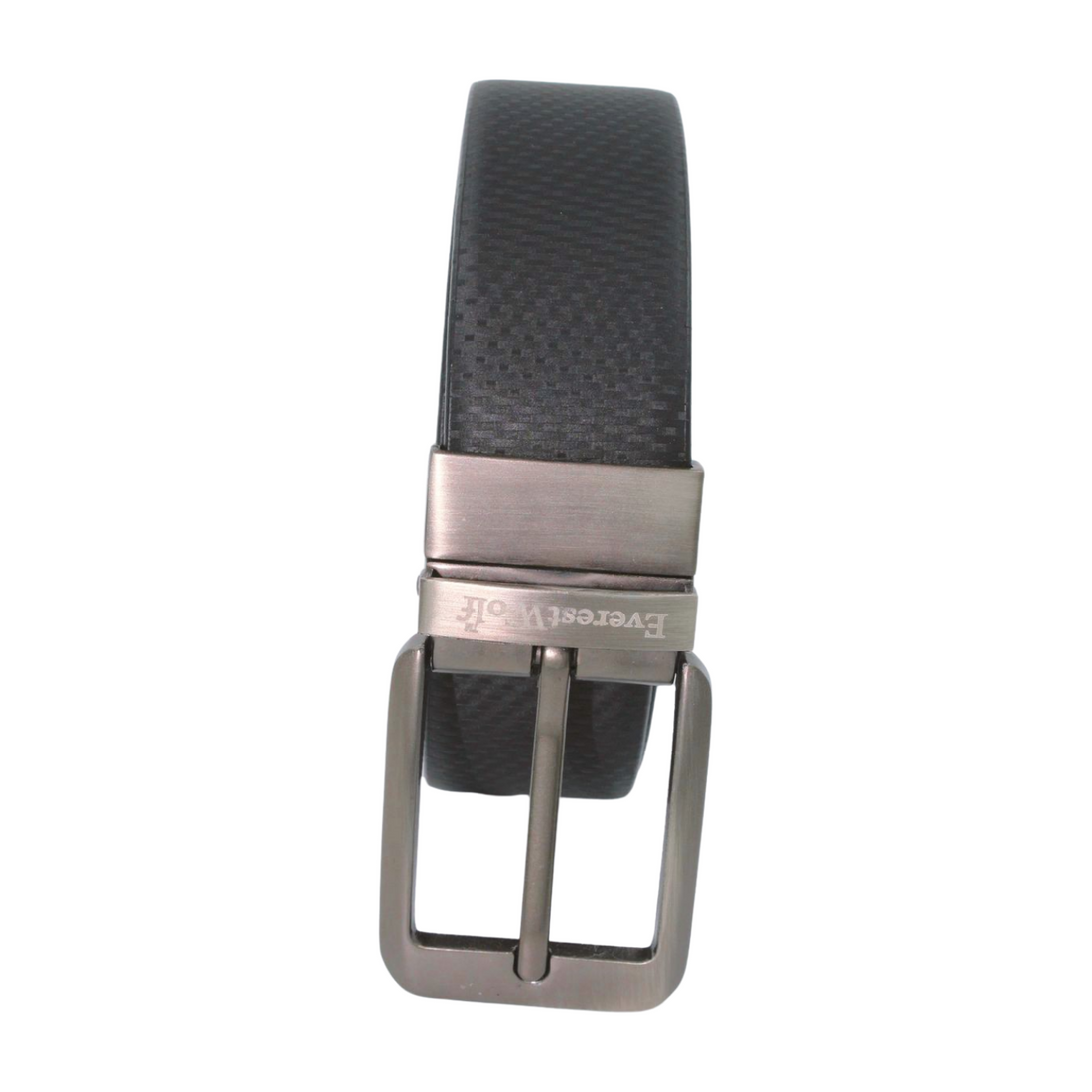 EverestWolf Premium Convertible Textured Leather Formal Reversible Belts