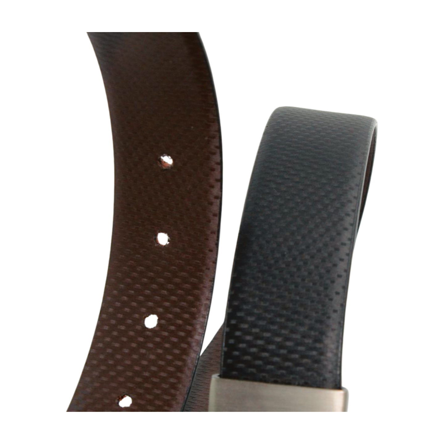 EverestWolf Premium Convertible Textured Leather Formal Reversible Belts