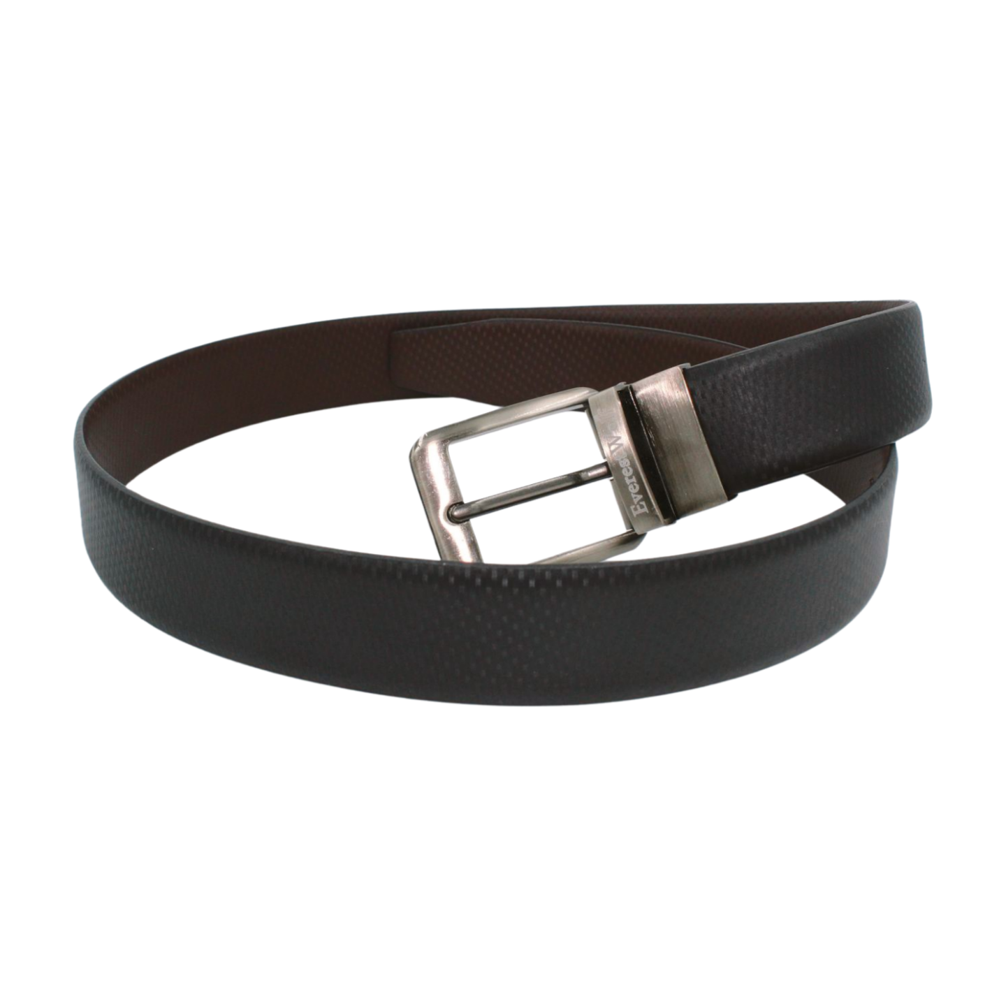 EverestWolf Premium Quality Textured Leather Formal Reversible Belts