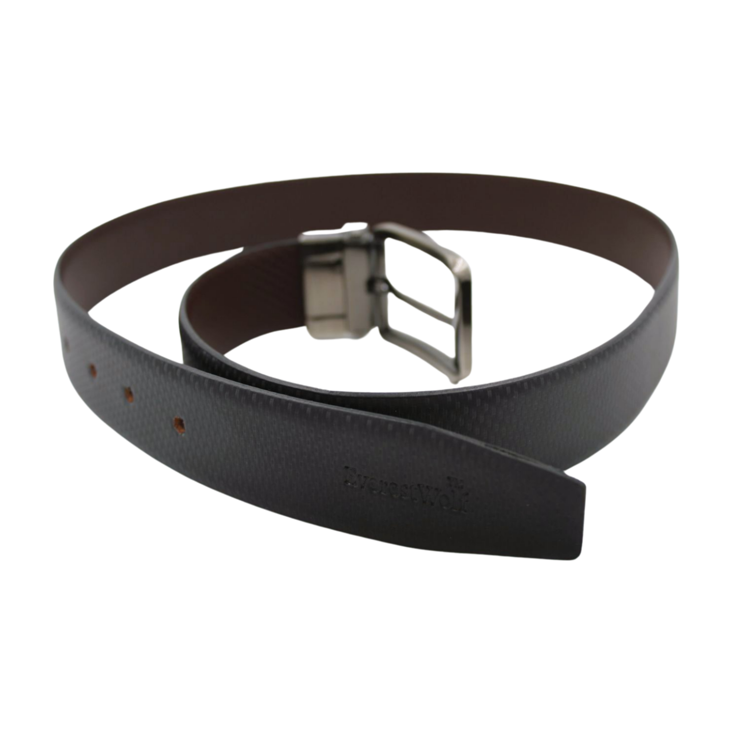 EverestWolf Premium Quality Textured Leather Formal Reversible Belts