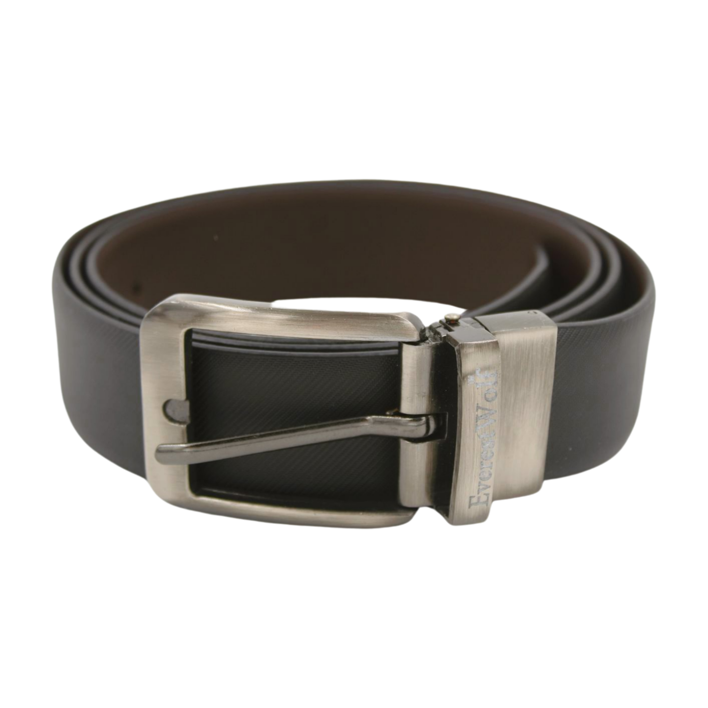 EverestWolf Premium Quality Textured Leather Formal Reversible Belts