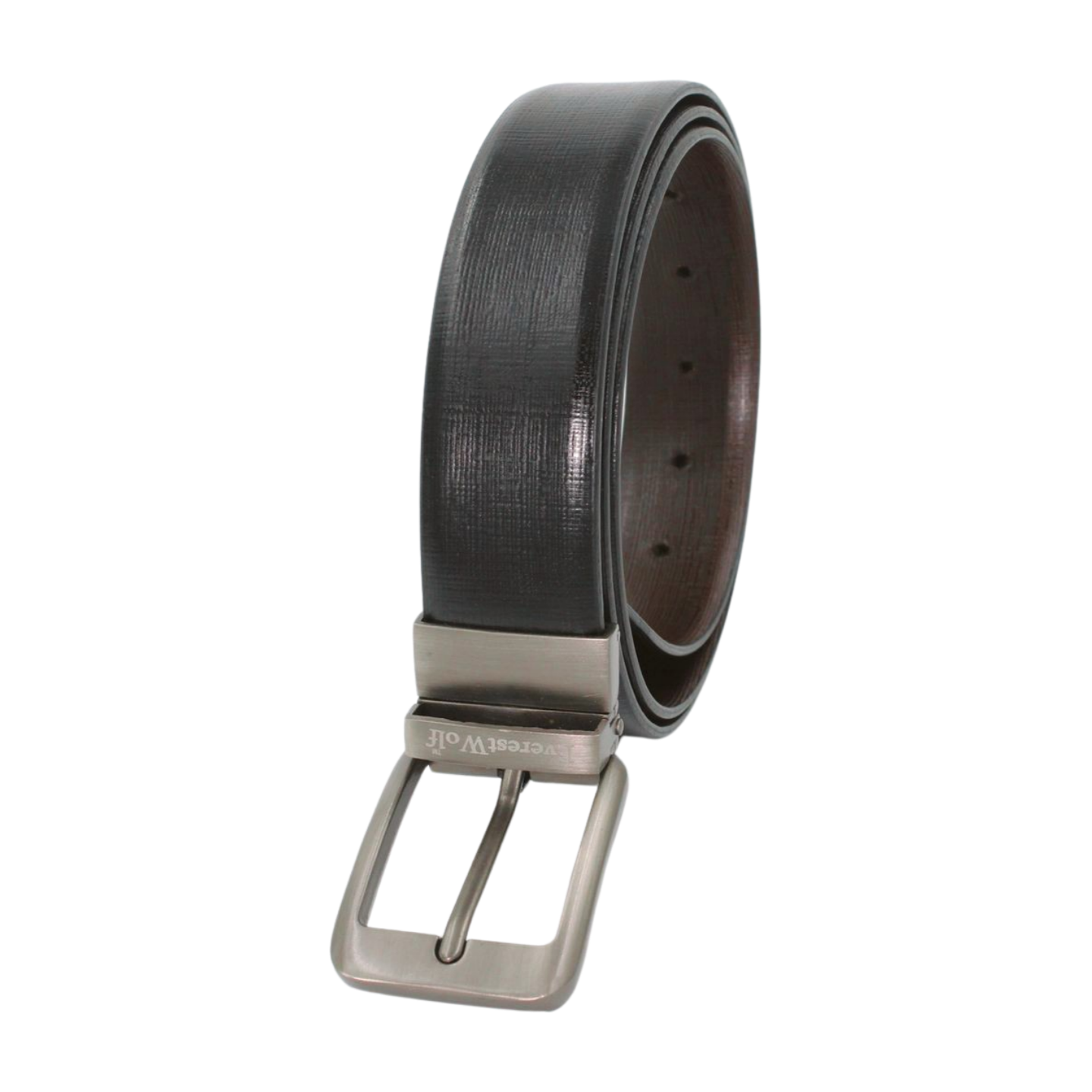 EverestWolf Premium Quality Textured Leather Formal Reversible Belts