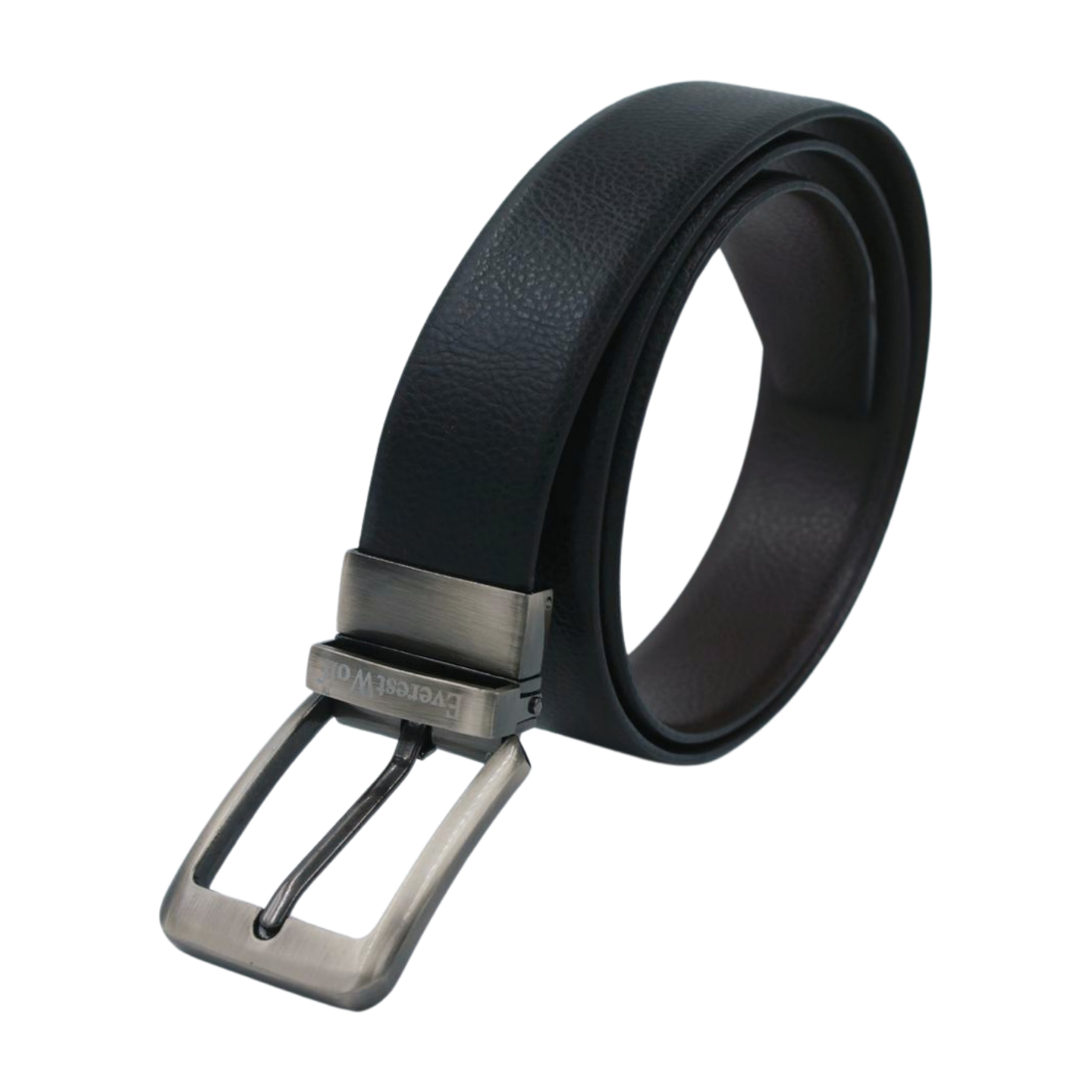 EverestWolf Premium Quality Textured Leather Formal Reversible Belts