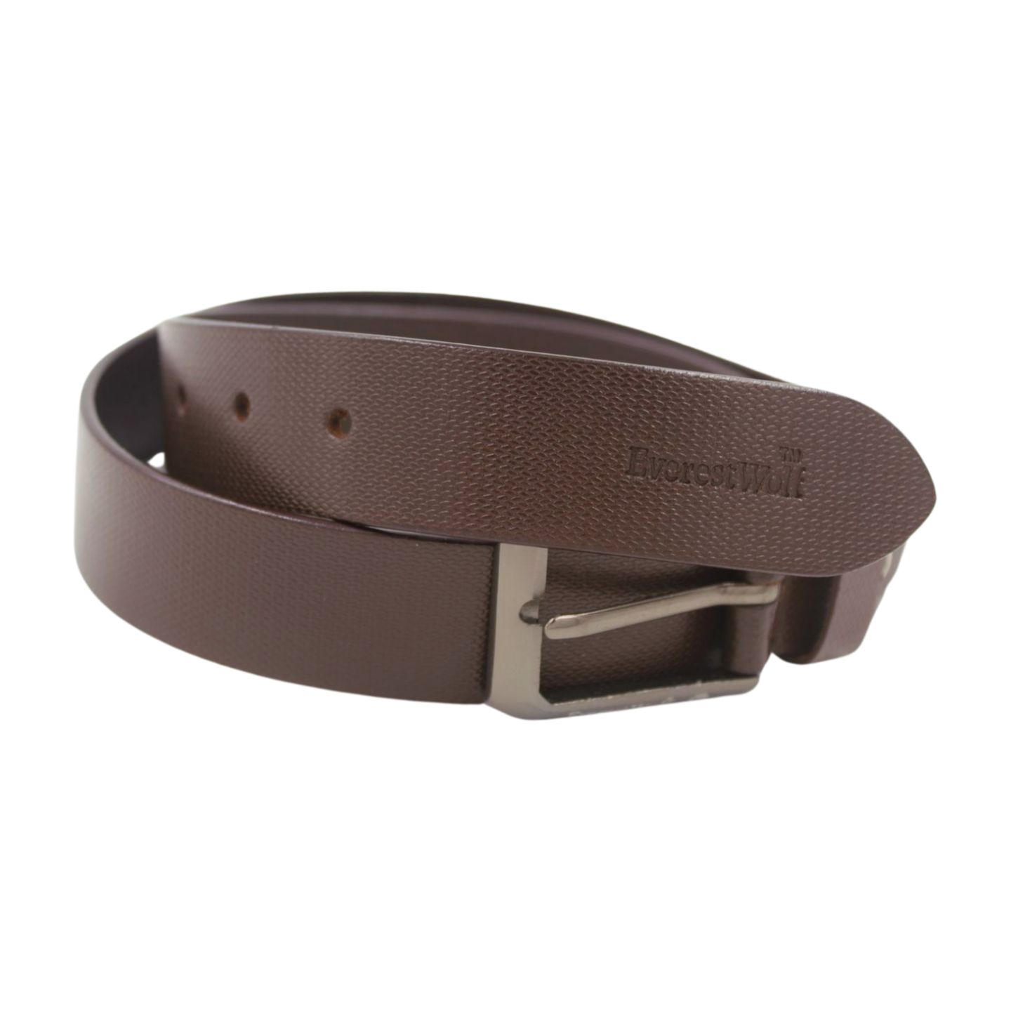 EverestWolf CopperCanyon Premium Tan Leather Belt with Dark Grey Buckle