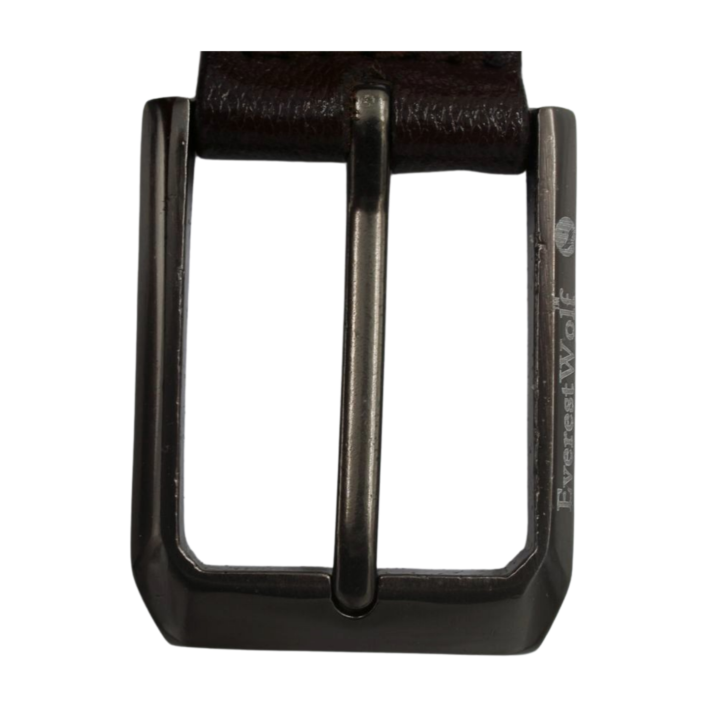 EverestWolf CopperCanyon Premium Tan Leather Belt with Dark Grey Buckle