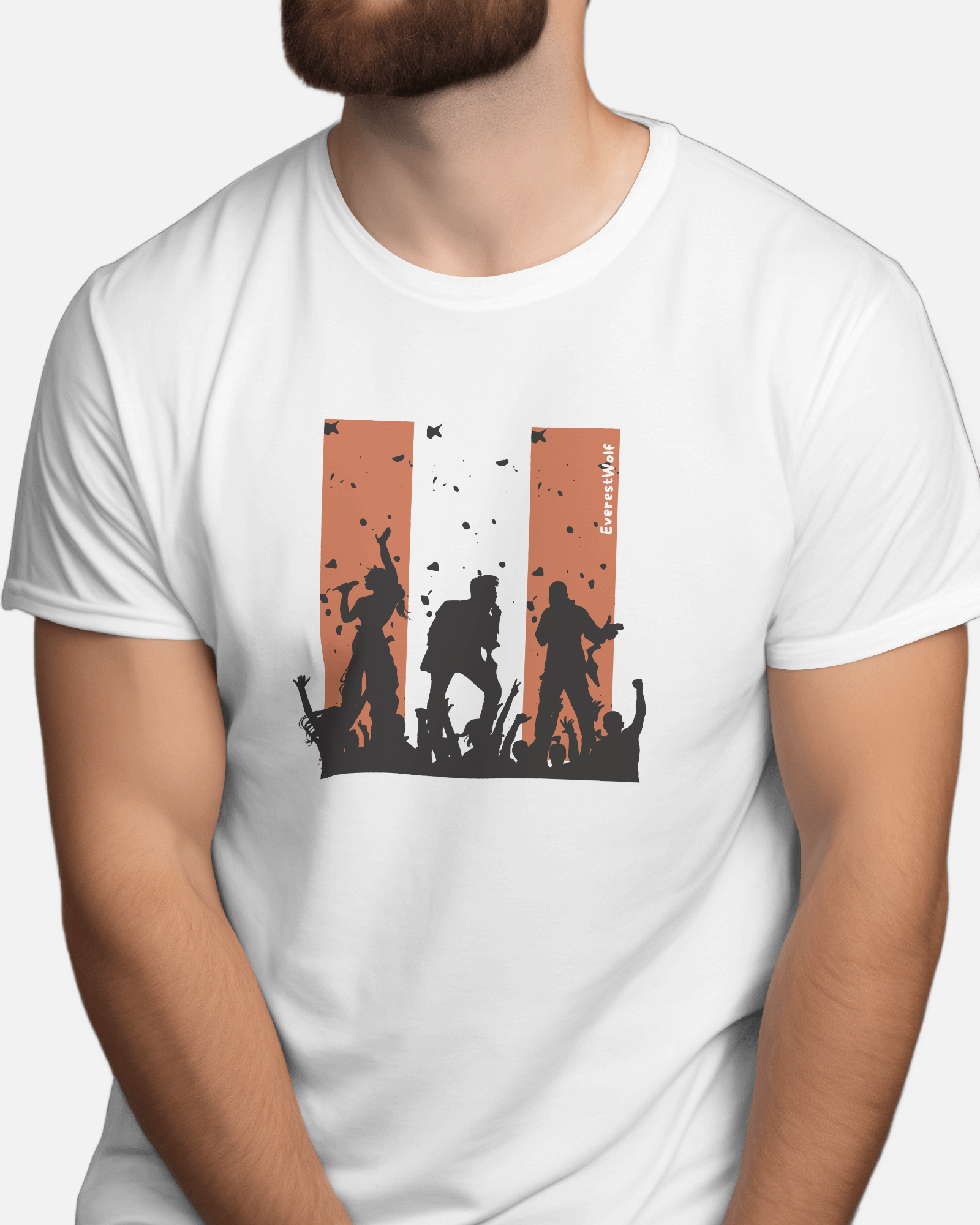 Digital Print Desi Kalakar Round Neck T-Shirts